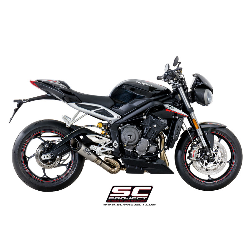 ストリートトリプルRS(17〜19)用 SC Project S1 SC-Project S1 Slip-On Triumph Street Triple 765 R / S / RS (2017